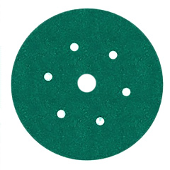 Абразивный круг 3М 245Р зелён. на липучке D=150 мм с 7 отв.,Р100