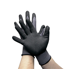 Перчатки AB, для механических работ с пенным покрытием 1 пара - пурпурные, размер M