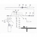 ANEST IWATA  Revolution HP-BR Аэрограф, сопло 0,3мм