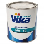 чёрная  VIKA МЛ-12 Автоэмаль, уп. 0,8 кг