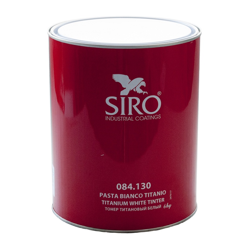 084.130 SIRO Titanium White  Пигментная паста, уп.6кг