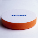 Полировальный поролон. круг D150mm (велкро 150mm) T30mm жесткий оранжевый Hard ORANGE ICAR