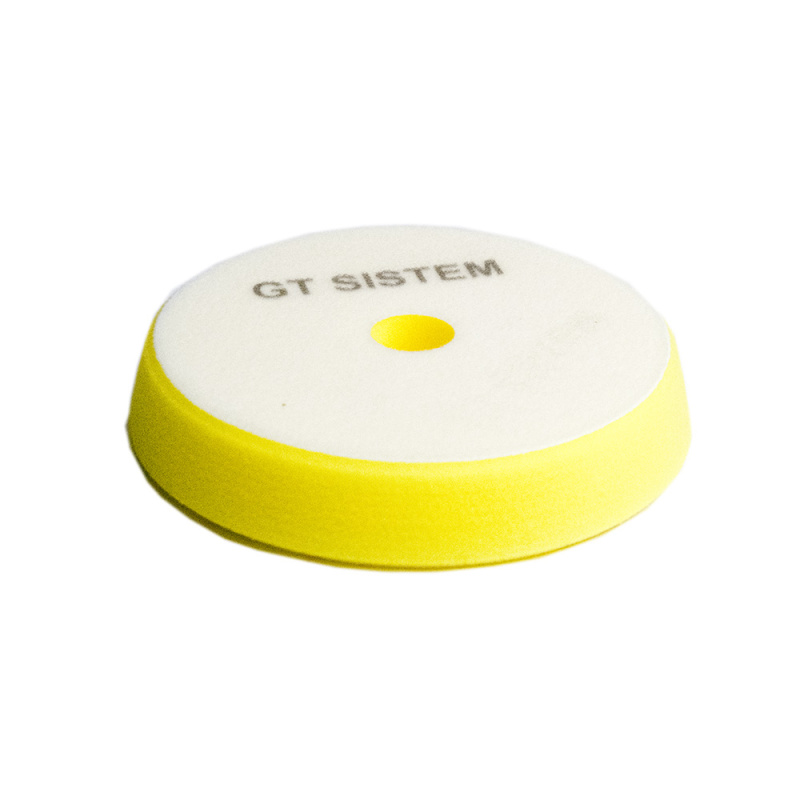 GT SISTEM Полировальный круг из поролонa D 150/160 mm конус T30 mm среднежесткий желтый - Conus Yellow