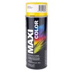 1021RAL жёлтая  MAXICOLOR  Автоэмаль (аэрозольная краска), уп.400мл