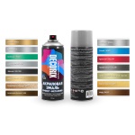 Эмаль "металлик" DECORIX, хром, аэрозоль, 520мл