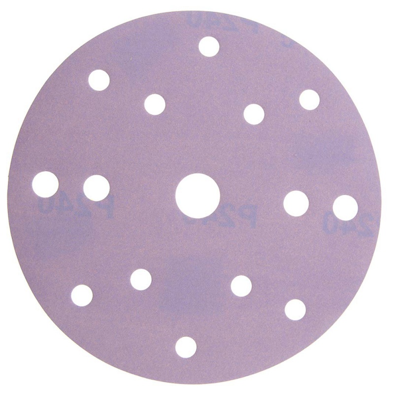 P60 150мм SMIRDEX Ceramic Velcro Discs 740  Абразивный круг, с 15 отверстиями