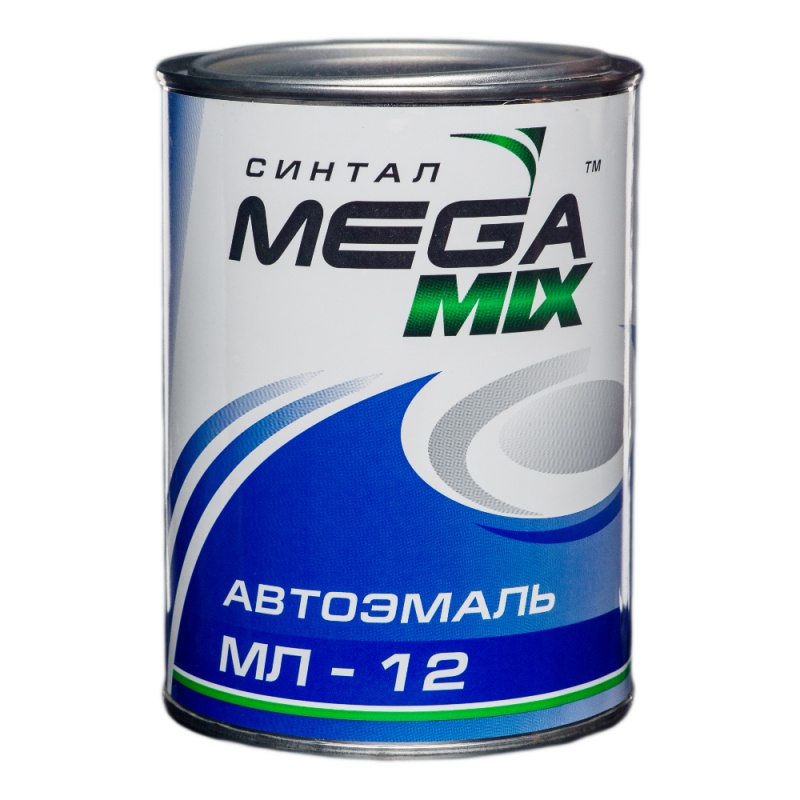 121 оранжевая MEGAMIX МЛ-12 Автоэмаль, уп.0,80кг
