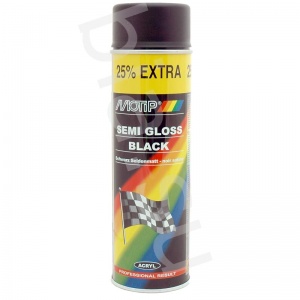 чёрная полуматовая  MOTIP  Краска (аэрозоль), уп.500мл