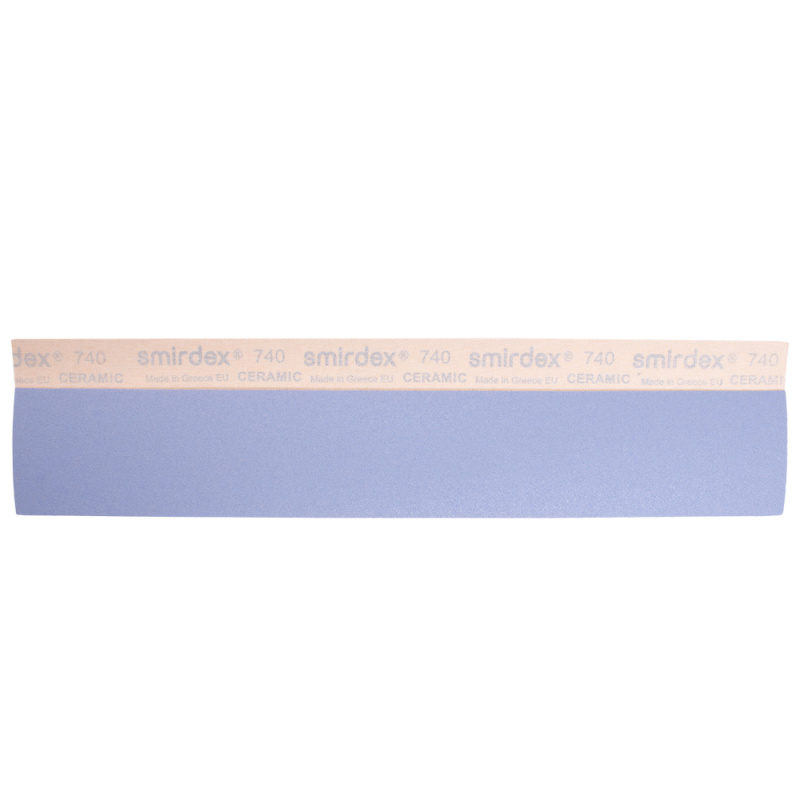 P150 Абразивные полоски SMIRDEX Ceramic Velcro, без отв, 70х400мм