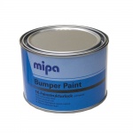 Краска структурная  MIPA Mipaflex Bumper Paint для бамперов, чёрная, уп.0,5л