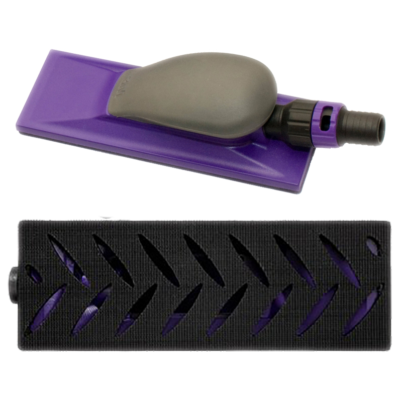 70мм*198мм 3М Hookit Purple+ Шлифок для абразивных полосок, с мультипылеотводом  арт.05171