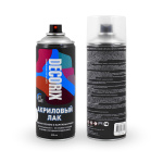 Лак DECORIX, бесцветный глянцевый, аэрозоль, 520мл