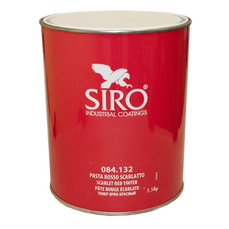 084.132 SIRO Scarlet Red  Пигментная паста, уп.3,5кг