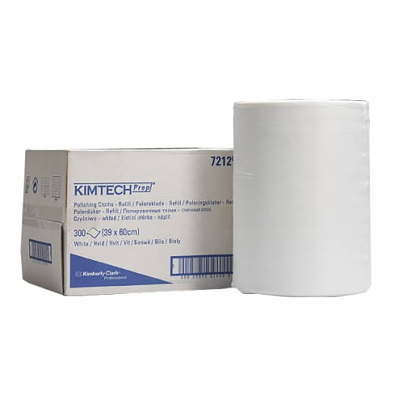 KIMBERLY-CLARK  Kimtech Cloth Салфетка полировальная, белая, уп.60*39см*300шт