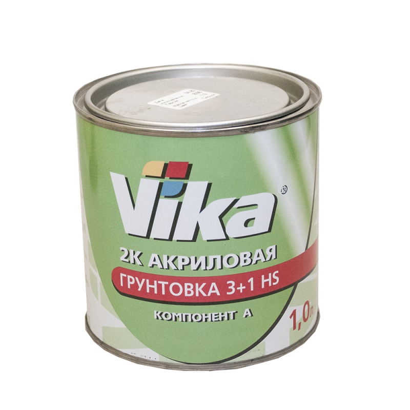 Грунт  VIKA  2K 3+1 HS акриловый, серый, уп.1,20кг