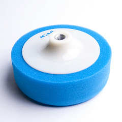 Полировальный поролон. круг ICAR D150mm (М14) T50mm среднежесткий синий