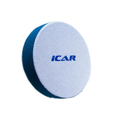 Полировальный круг из поролонa D80 mm T30 mm среднежесткий синий BLUE