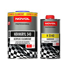 Лак NOVAKRYL 540 SR быстрый, 2+1 Новол ПИ, уп. 1+0,5 л (комплект)