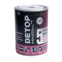 DETOP Грунт-эмаль антикоррозийная №5 молотковая, cерая, уп. 0,75л