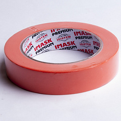40м х 24мм Оранжевая Малярная лента IMASK Premium 90C Rubber Creped