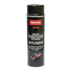 NOVOL  BITUMEN SPRAY Антигравий битумный, чёрный (аэрозоль), уп.500 мл