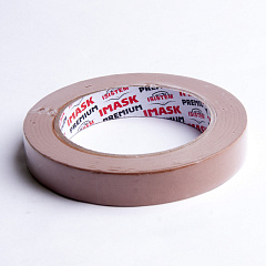 40м х 18мм Коричневая Малярная лента IMASK Premium 90C Rubber Creped