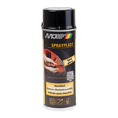 чёрная глянцевая  MOTIP  Sprayplast Эмаль винил (аэрозоль), уп.400мл