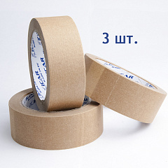 40м х 38мм Малярная бум. лента ICAR  80C, набор 3шт