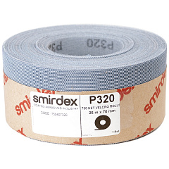 P180 70мм*25м SMIRDEX Net Velcro 750 Абразивная сетка в рулонах