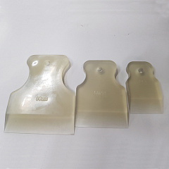 Шпатели силиконовые прозрачные ЭКОНОМ+, набор 3шт 40\60\80мм