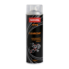 Лак NOVOL  CLEARCOAT  бесцветный автомобильный (аэрозоль) , уп.500мл