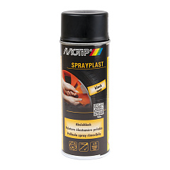 чёрная матовая  MOTIP  Sprayplast Эмаль винил (аэрозоль), уп.400мл