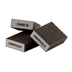 100*70*25мм-New SMIRDEX 920, 4х4 Coarse Абразивная шлифовальная губка