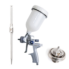 Краскораспылитель ISISTEM ISPRAY ST 31 с верхним бачком 600мл, сопло D1.3мм+D1.2мм, набор (шт.)