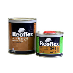 Грунт  REOFLEX  2K 3+1 акриловый чёрный (комплект), уп.1л+0,33л