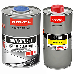 Лак NOVOL  NOVAKRYL 520 VHS 2+1  автомобильный (комплект), уп.1л+0,5л