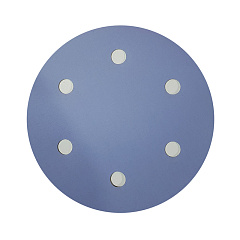 P 60 Абразивный круг SMIRDEX Ceramic Velcro Discs, D=225, 6 отверстий