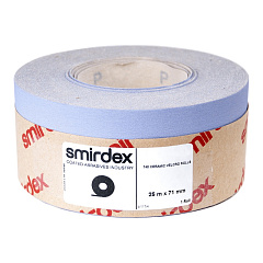 P240 70мм*25м SMIRDEX Ceramic Velcro 740  Абразивная бумага в рулонах