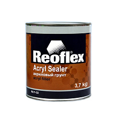 Грунт  REOFLEX  1К акриловый чёрный, уп.3,7кг