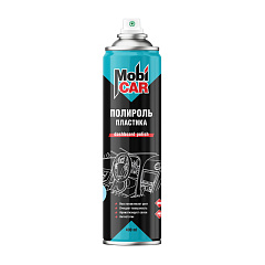 Полироль пластика глянцевый, лимон, MobiCAR, аэрозоль, 520мл