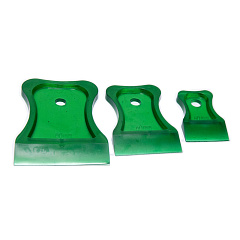 Шпатели силиконовые зеленые, набор 3шт 40\60\80мм