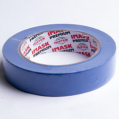 40м х 24мм Синяя Малярная лента IMASK Premium 90C Rubber Creped