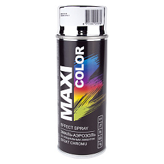 0010 хром-эффект  MAXICOLOR  Автоэмаль (аэрозольная краска), уп.400мл