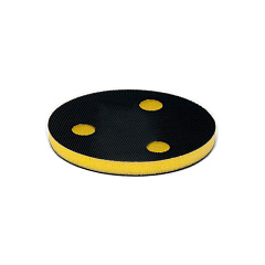 Подложка промежуточная 75mm T5mm STANDARD на липучке, 3 отв жетлая ICAR YELLOW