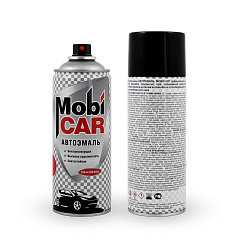 601 черная, автоэмаль MobiCAR, аэрозоль, 520мл
