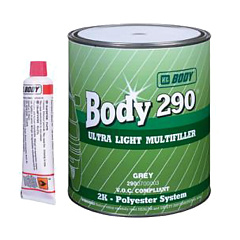 Шпатлевка  HB BODY 290 Ultra Light Multifille бежевая, уп.1л