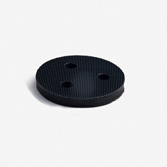 Подложка промежуточная 75mm T5mm STANDARD на липучке, 3 отв черная ICAR BLACK