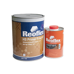 Грунт  REOFLEX  2K 4+1 акриловый белый (комплект), уп.4,0л+1,0л