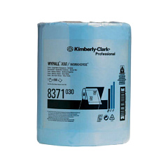 KIMBERLY-CLARK  WypAll X60 Салфетки голубые, уп.31*38см*500шт