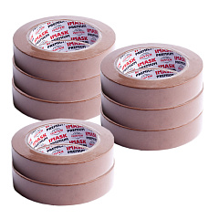 40м х 18мм Коричневая Малярная лента IMASK Premium 90C Rubber Creped, набор 8шт